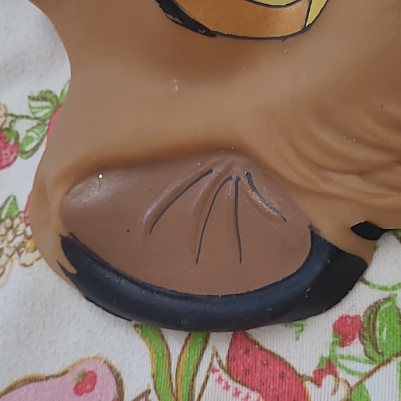 Vintage Disney Lion King Simba Rubber Halloween Face Mask Rare - Picture 4 of 5